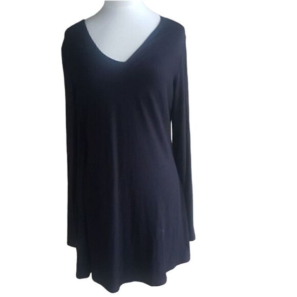 LYSSE Black Modal Blouse - Size Medium - Picture 1 of 6
